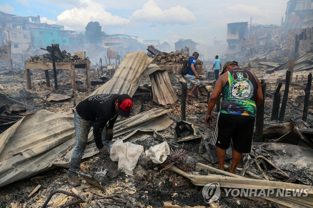 BRAZIL-FIRE-AFTERMATH