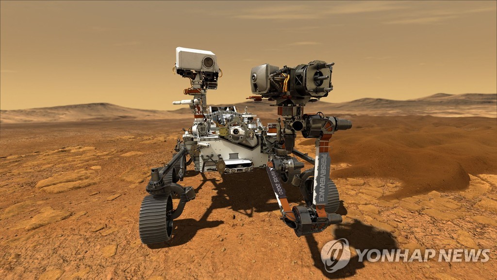 미국 NASA의 화성탐사로보 '퍼서비어런스'
