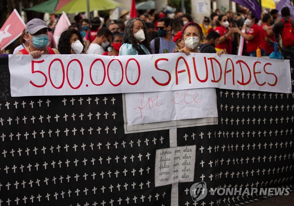 BRAZIL-HEALTH-VIRUS-PROTEST