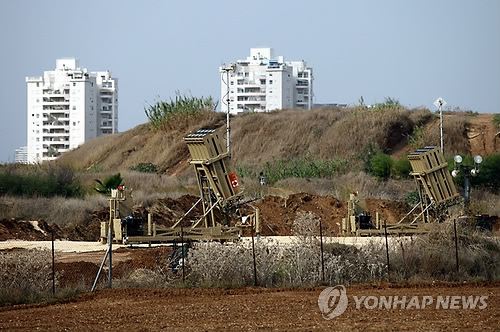 이스라엘의 요격미사일시스템 '아이언돔'