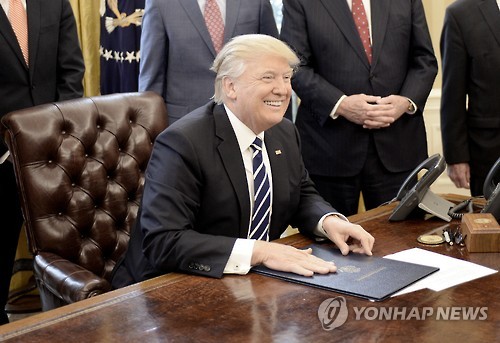 도널드 트럼프 미국 대통령