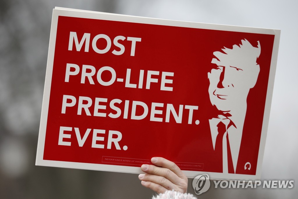 USA TRUMP MARCH FOR LIFE