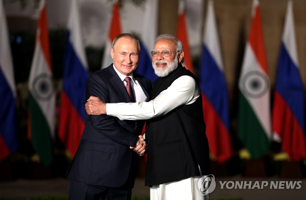 러시아와 인도의 정상회담