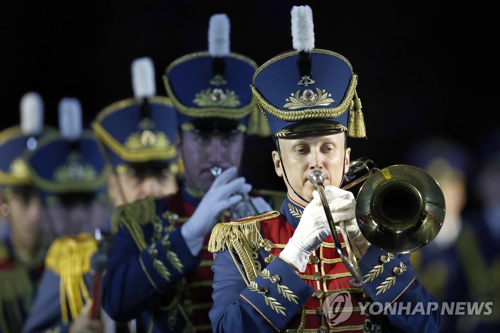Opening of 2019 Spasskaya Tower International Military Music Festival