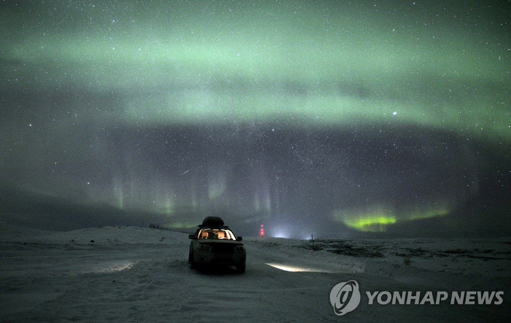 Northern Lights in Murmansk Region, Russia