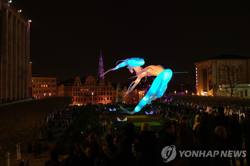 BELGIUM-BRUSSELS-LIGHT FESTIVAL