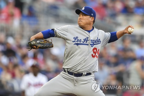 시즌 13승 달성 기회를 미룬 류현진