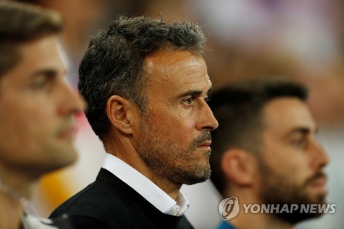 스페인 축구대표팀을 이끌었던 루이스 엔리케 감독 / 로이터=연합뉴스