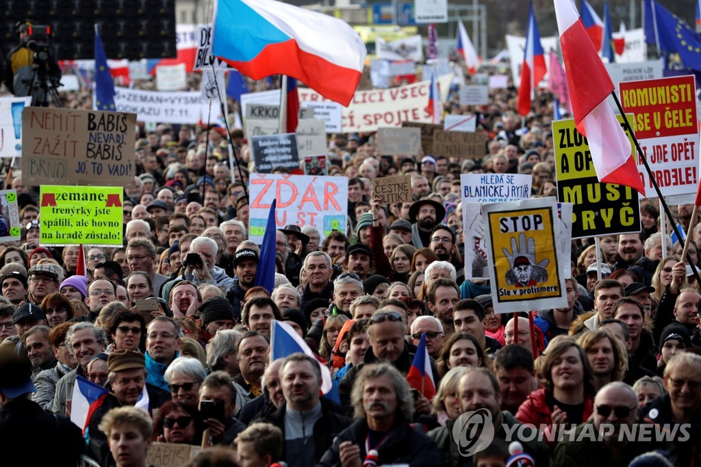 CZECH-VELVETREVOLUTION/PROTEST