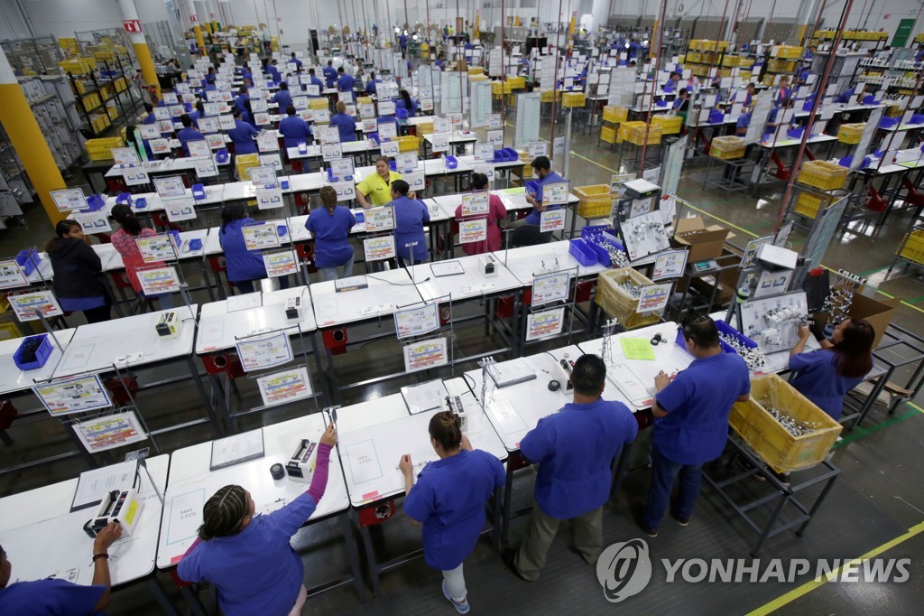 멕시코 제조업 노동 현장