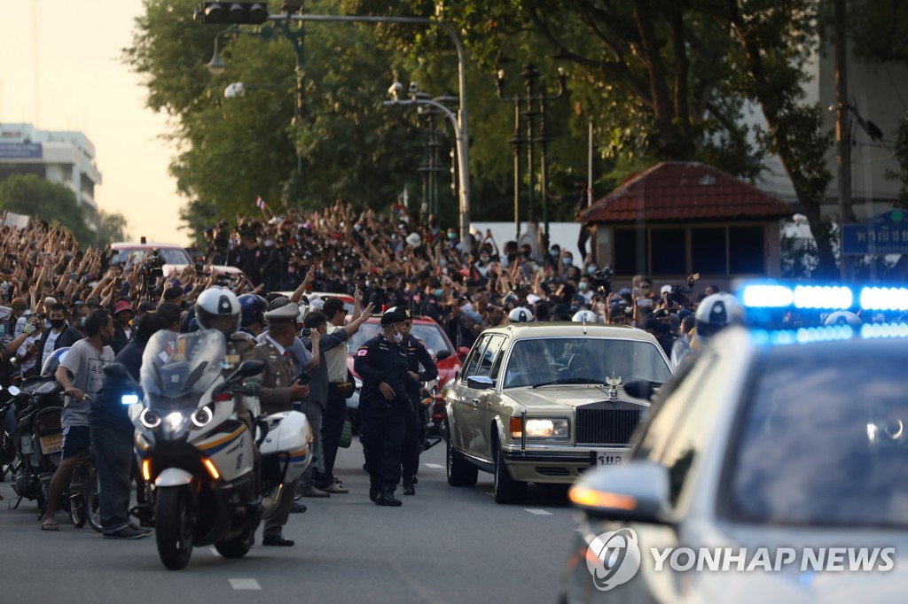 THAILAND-PROTESTS/MOTORCADE