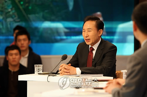 이 대통령 `대통령과 대화' 출연