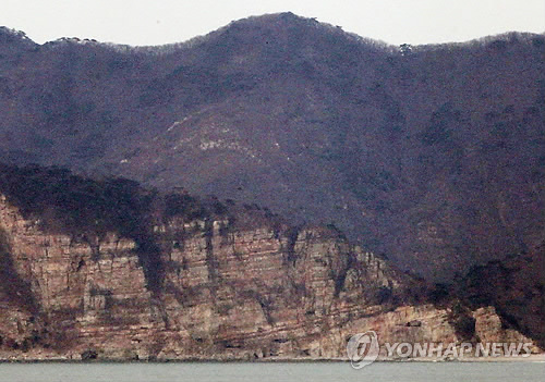 北 장산곶 해안포 진지(자료사진)