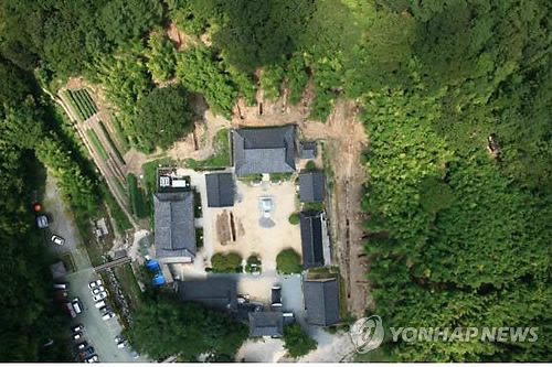 장안사 전경