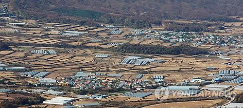 마현1리 전경