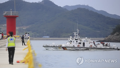 사고해역으로 향하는 세월호 국조특위