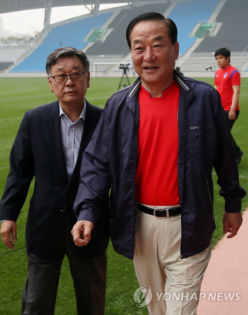 월드컵 응원하러 인천 온 서청원 의원