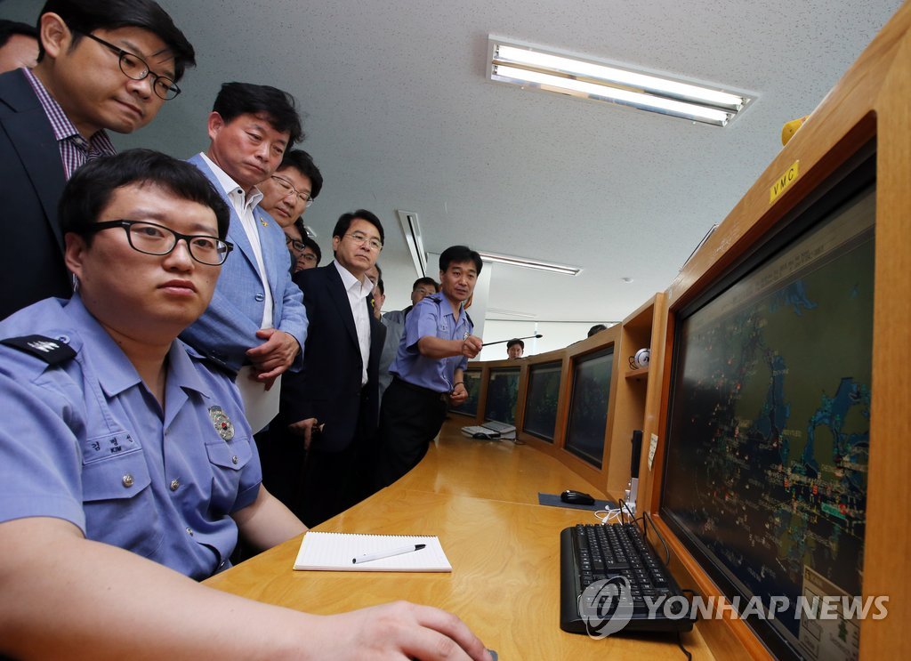 진도 VTS 현장조사 하는 여당 국조특위