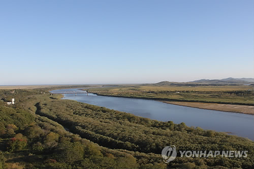 두만강 하구 북중러 접경지역