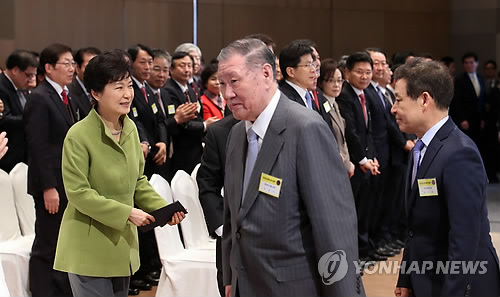 광주창조경제혁신센터 출범식 참석한 박 대통령