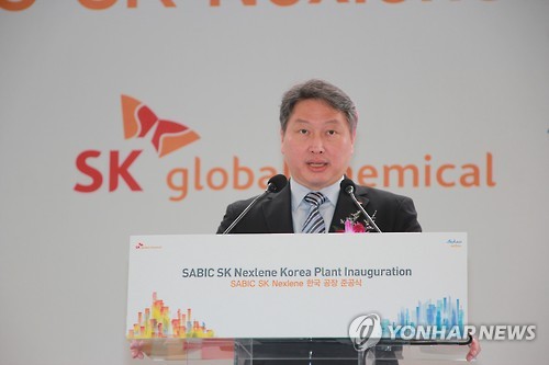 최태원 SK그룹 회장<<연합뉴스 자료사진>>