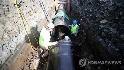 관로 매설 공사