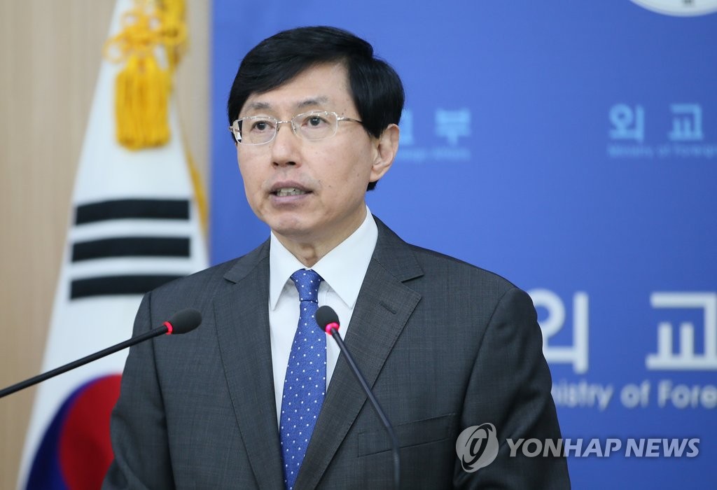 조준혁 외교부 대변인 <<연합뉴스 자료사진>>