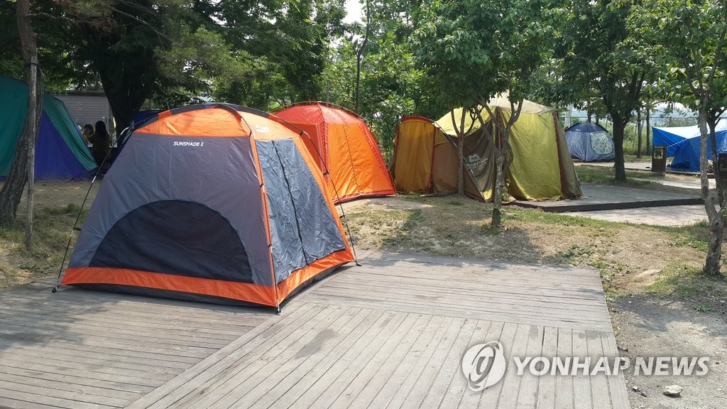 야영장 유령텐트족 기승