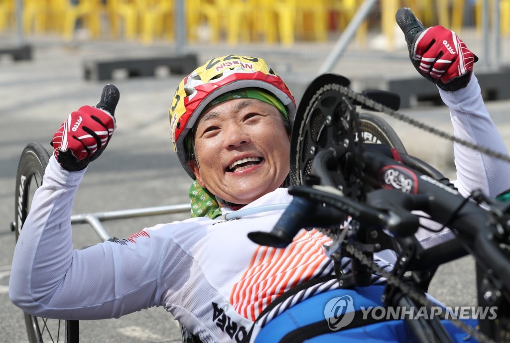 <패럴림픽> 이도연 엄지 척!