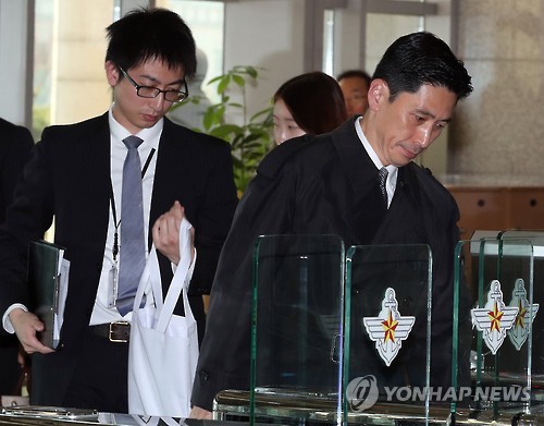 지난 9일 서울 용산 국방부 본관에서 열린 한·일 군사정보보호협정(GSOMIA) 체결을 위한 2차 실무 협의회에 참석한 일본 측 실무단