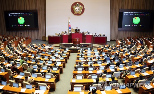 '최순실 국정농단 의혹 규명 특검법' 가결