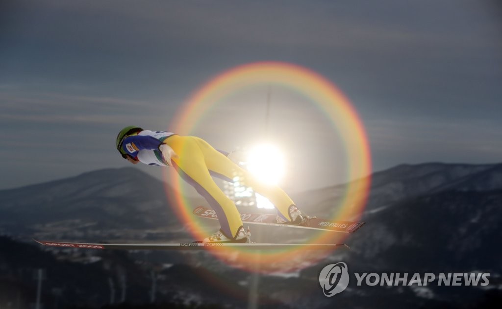 플레어 속으로 점프~