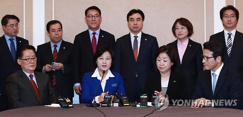 발언하는 추미애 대표