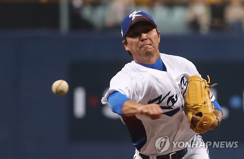 호주 평가전 선발 우규민 역투