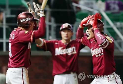 넥센 김하성 '이것이 역전의 맛'