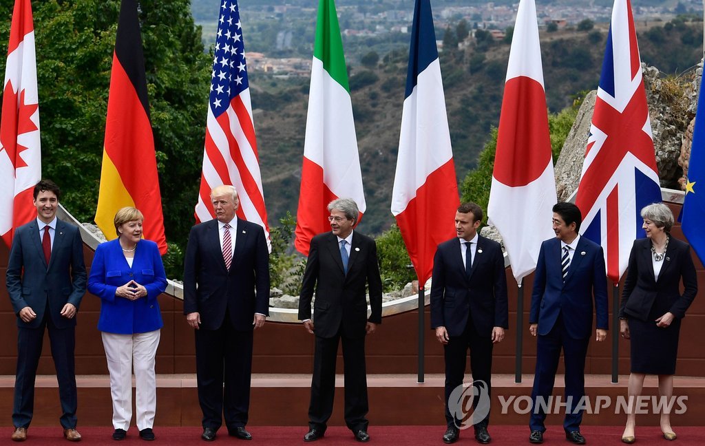G7 정상들 [연합뉴스 자료 사진]