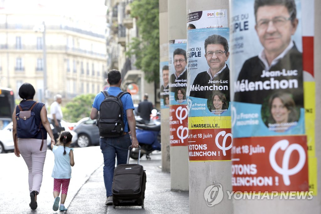 프랑스 총선 D-1, 마크롱 신당 완승할 듯…의석 74% 전망도