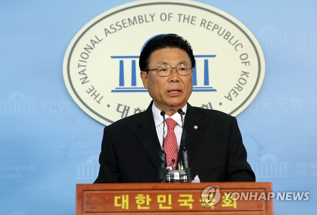 최고위원 출마선언하는 박맹우 의원