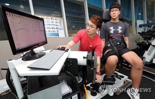 동의과학대 스포츠재활센터 '등속성 근 관절 기능검사기'