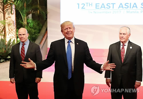 아시아 순방 소감 밝히는 트럼프