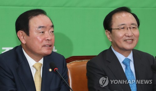 인사말하는 장병완 원내대표