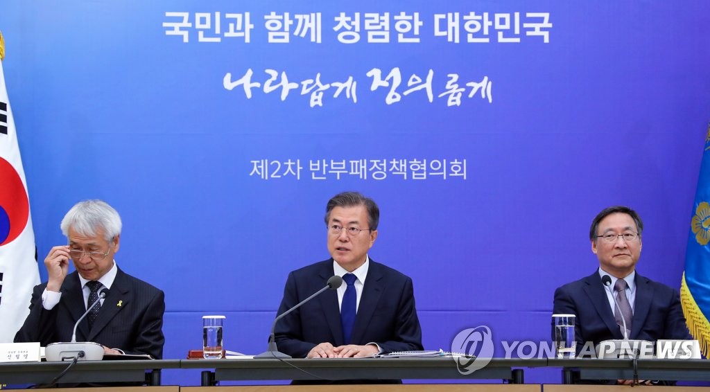 문 대통령, 제2차 반부패정책협의회 주재