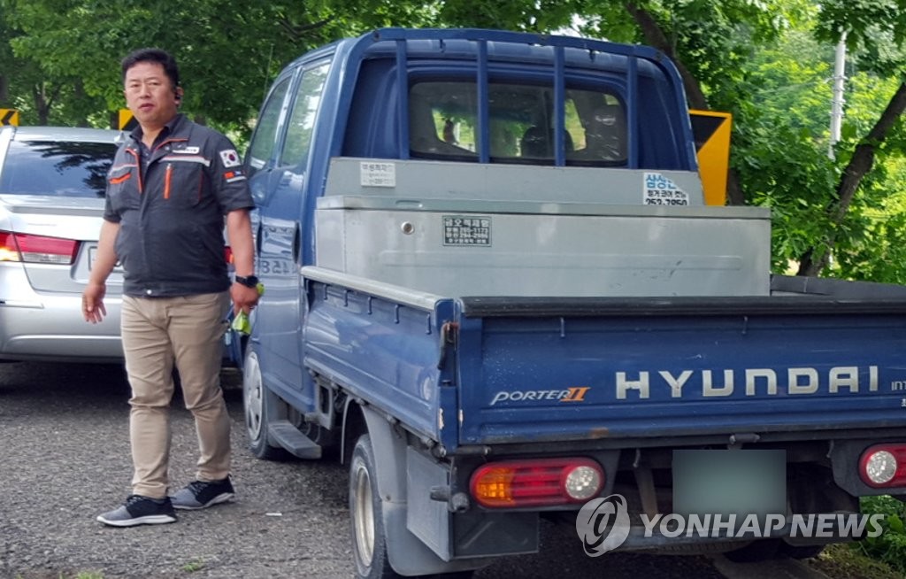 고의사고로 운전자 구한 박세훈 씨