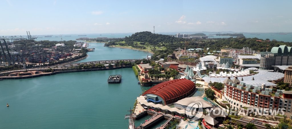 싱가포르 본토와 센토사 섬을 이어주는 다리. [연합뉴스자료사진]