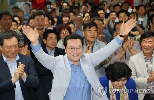 이용섭 출구조사 '1위'