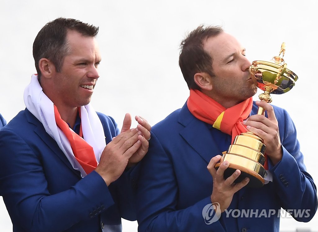 유럽, 라이더컵 골프 '안방불패'…홈 6연승