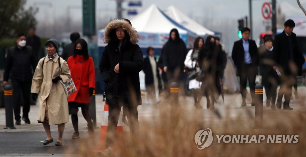 흐리고 눈·비 예보된 서울