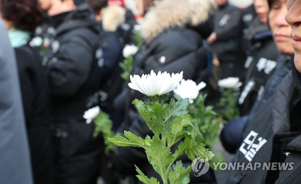 강제철거 고 박준경 씨 영결식