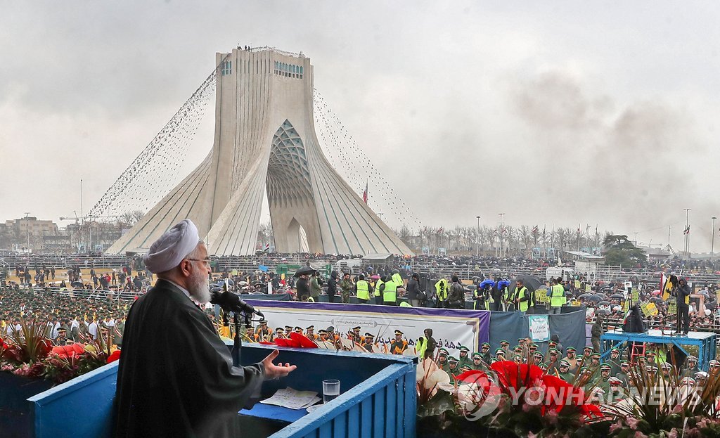 이란 이슬람혁명 40주년 맞아 테헤란서 대규모 집회