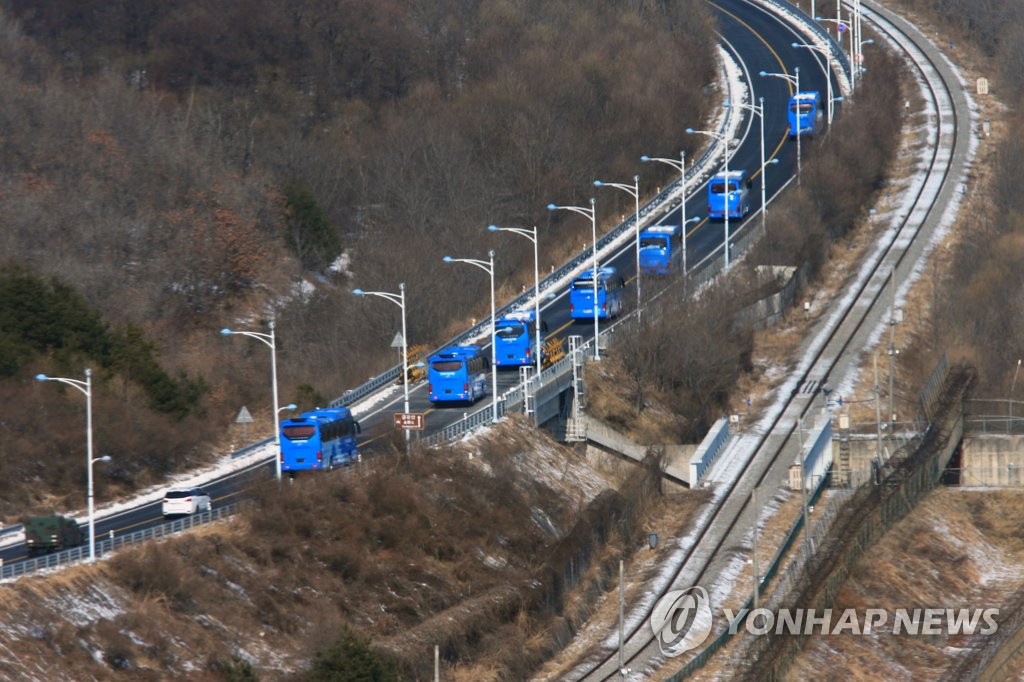 새해맞이 연대모임 방북
